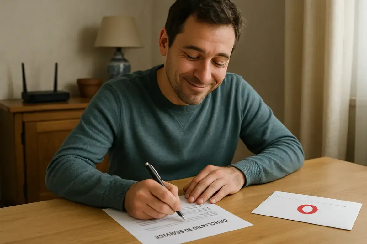 Cancelar contrato telecomunicações